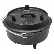 Чугунный казан Petromax FT3 с крышкой и ножками, 1,5 литра