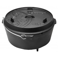 Чугунный казан Petromax FT12 с крышкой и ножками, 10 литров
