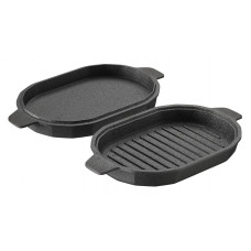 Жаровня гриль чугунная Skeppshult 9519 с крышкой сковородой, 12x19 см