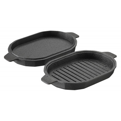 Жаровня гриль чугунная Skeppshult 9519 с крышкой сковородой, 12x19 см